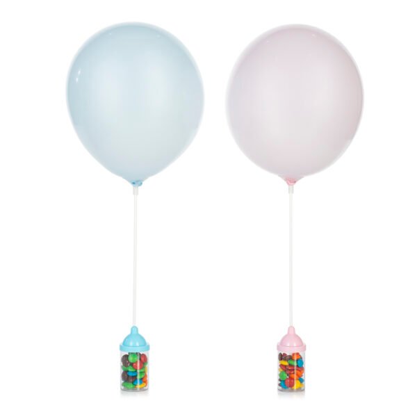 kit lembrancinha com 01 suporte e base de mamadeira